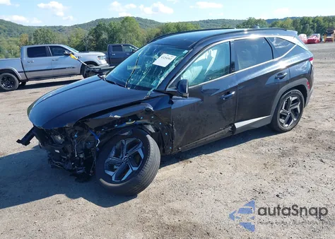 2022 Hyundai Tucson Hybrid Limited from USA, damaged, VIN KM8JECA12NU068049